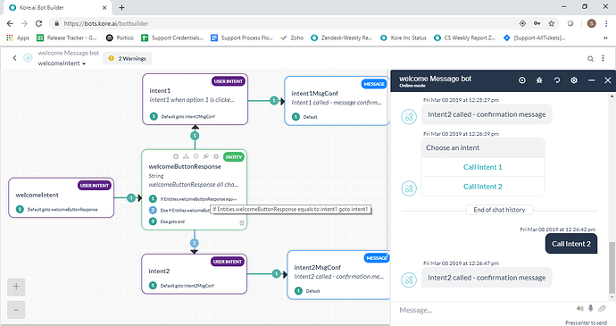 callingIntentFromButtons