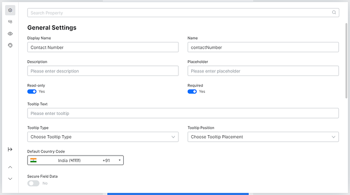 form setting